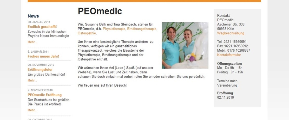 PEOmedic.de online